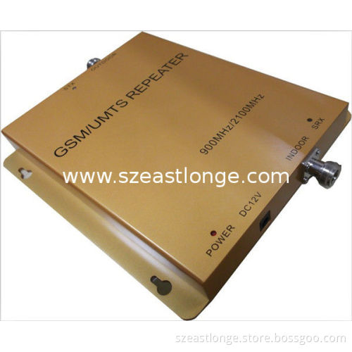 900mhz / 2100mhz Indoor Dual Band Signal Repeater With 2000m² Coverage Area